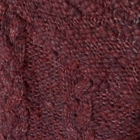 Free People wool blend cable knit mini sweater dress in size smalll - Picture 6 of 7